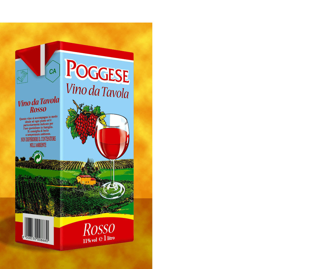 brick poggese vino da tavola