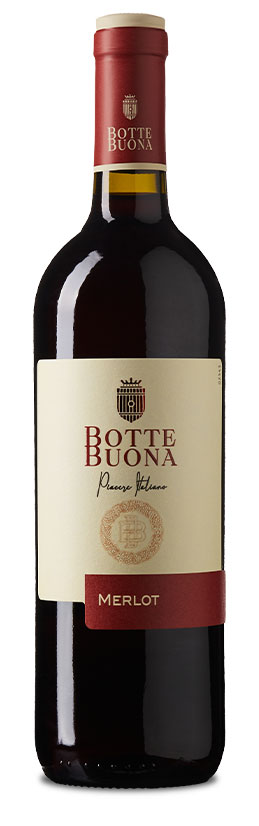 bottiglia di merlot botte buona
