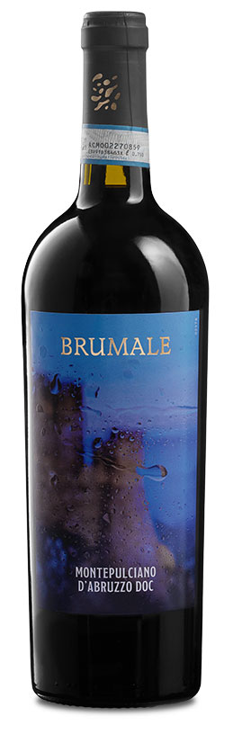 bottiglia di montepulciano d'abruzzo brumale