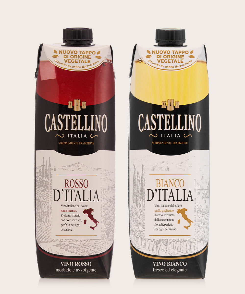 brick castellino rosso e bianco