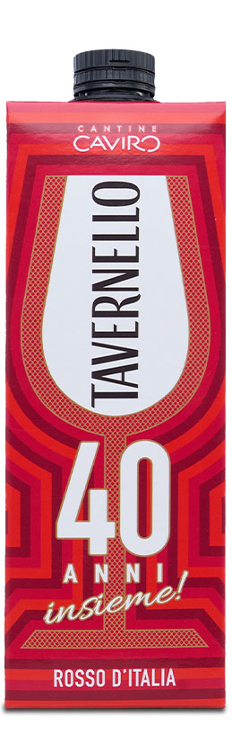 brick tavernello rosso d'italia celebrazione dei 40 anni