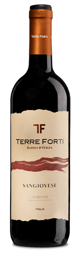bottiglia di sangiovese terre forti